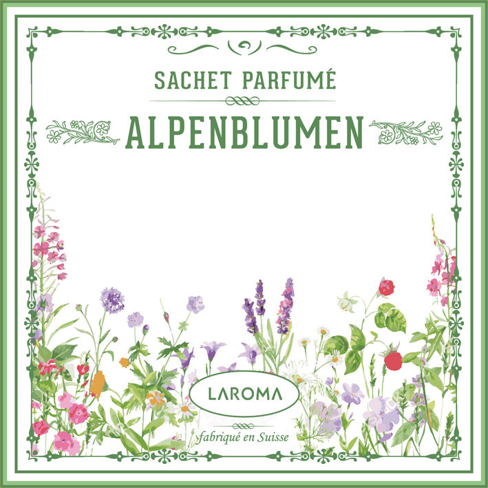 Alpenblumen Duftsachet 12x12cm