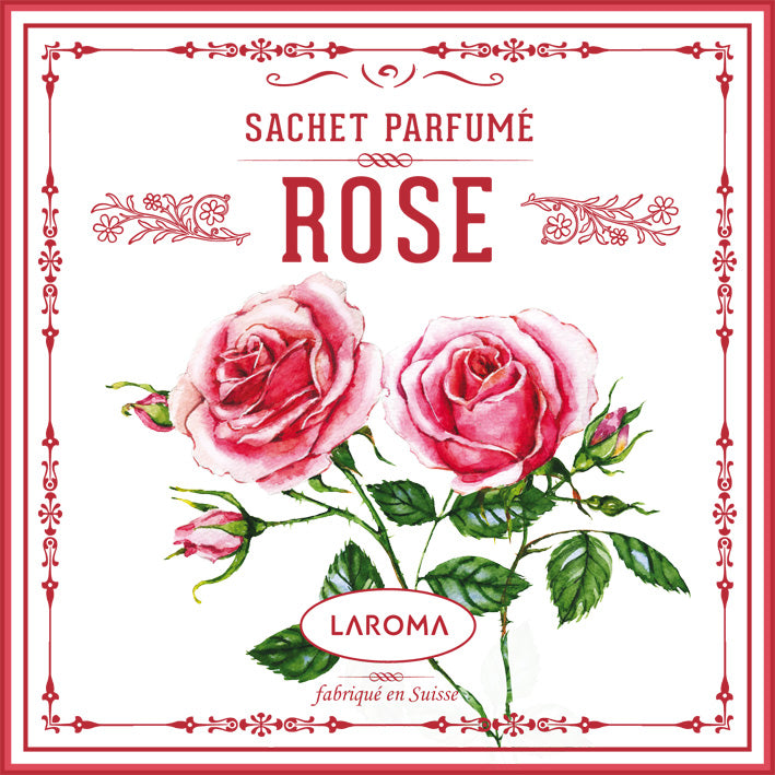Rose Duftsachet Suisse 12x12cm