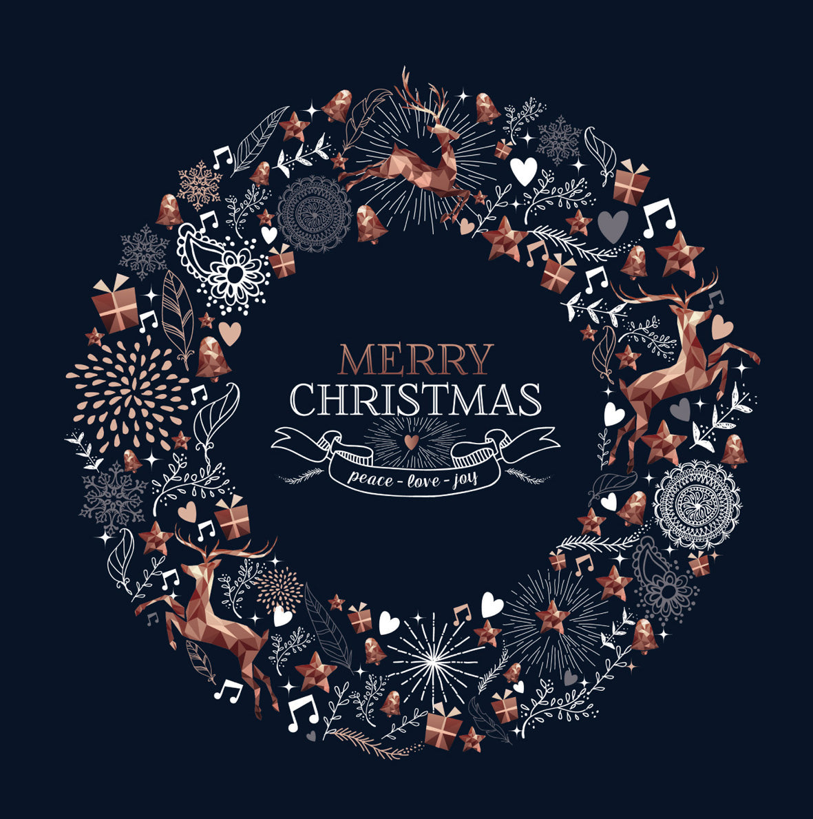 Merry Christmas Duftsachet Suisse 12x12cm