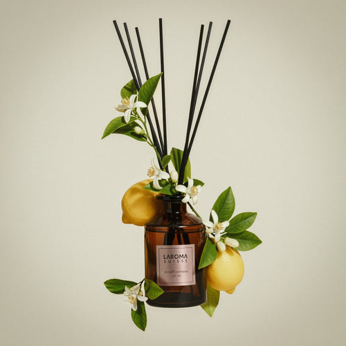 Amalfi Lemone Reed Diffuser 200ml Barrique Roségold