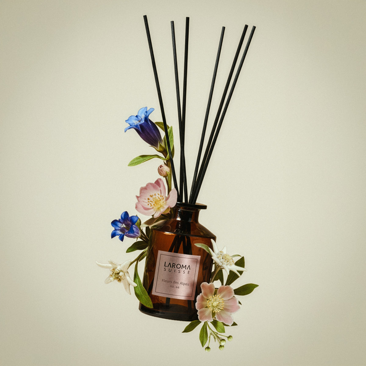 Fleurs des Alpes Reed Diffuser 200ml Barrique Roségold