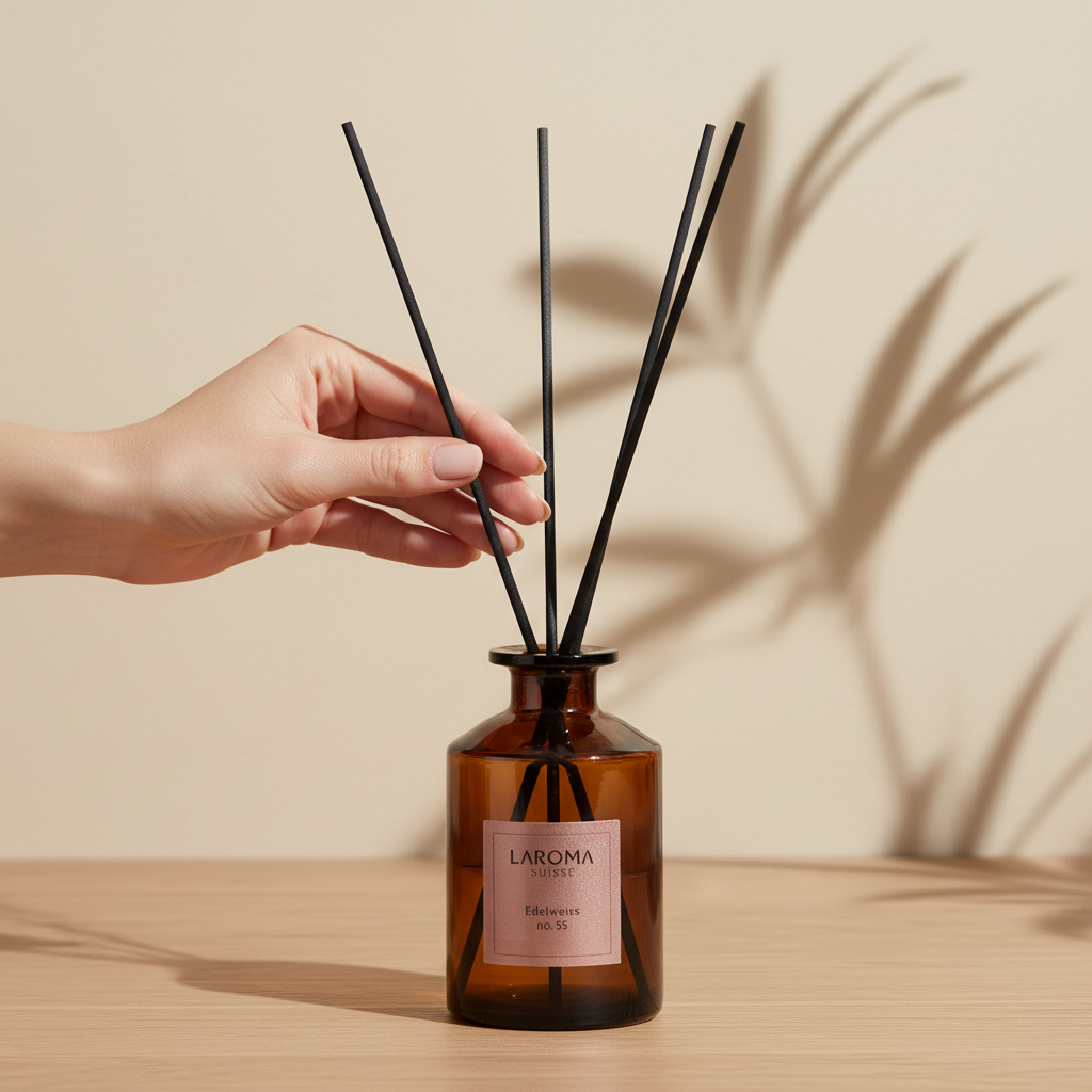 Edelweiss Raumduft 200ml Barrique Roségold Reed Diffuser