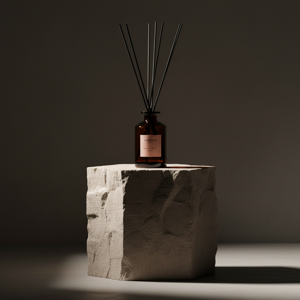 Amber Ylang Raumduft 200ml Barrique Roségold Reed Diffuser
