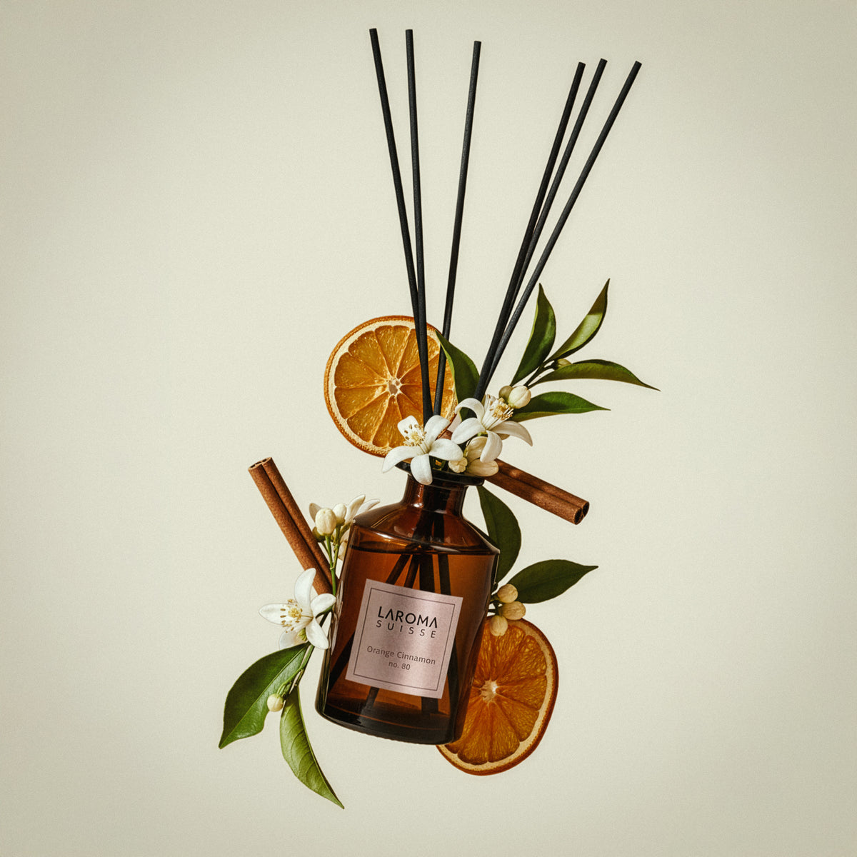 Orange Cinnamon Reed Diffuser 200ml Barrique Roségold