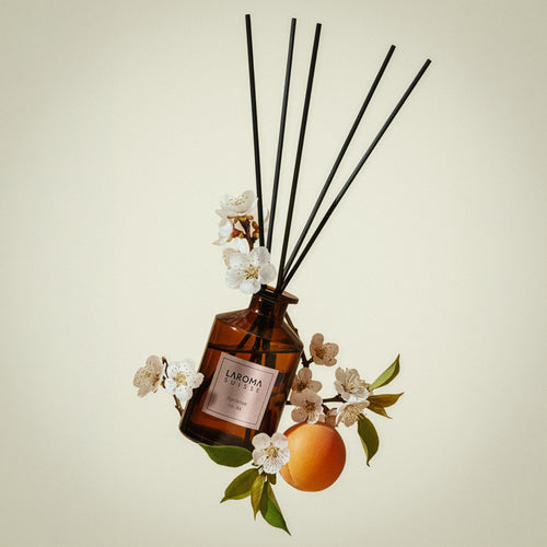 Diffuseur à roseaux Abricot 200 ml Barrique Or rose