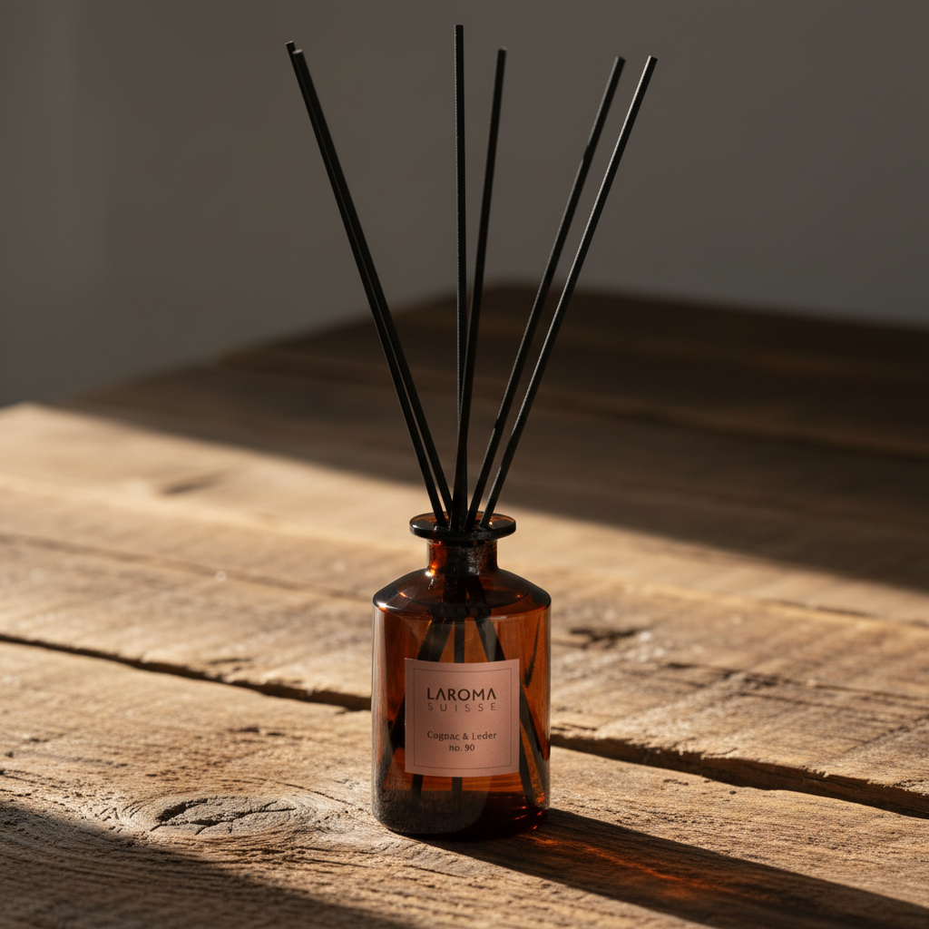 Cognac & Leder Reed Diffuser 200ml Barrique Roségold